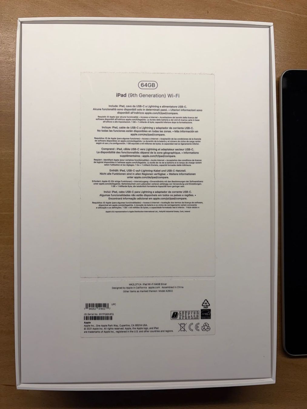 Apple Tablet PC: iPad 9th Gen. 64GB Silber A2602 Wifi – Gebraucht aus Sarnen von Pheggli 5