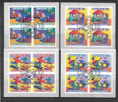 Viererblockserie Pro Juventute 2003 J369-J372A ET 19.11.2003