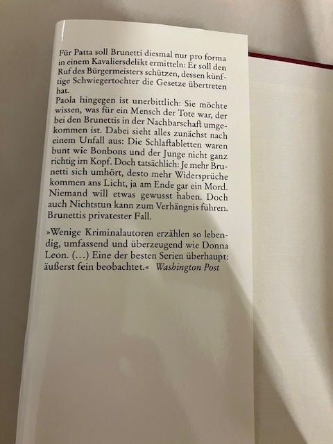 Libri: Donna Leon: Das goldene Ei – Usato da Aathal-Seegräben venduto da daso03 2