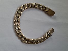 Panzerarmband 925er Silber massiv