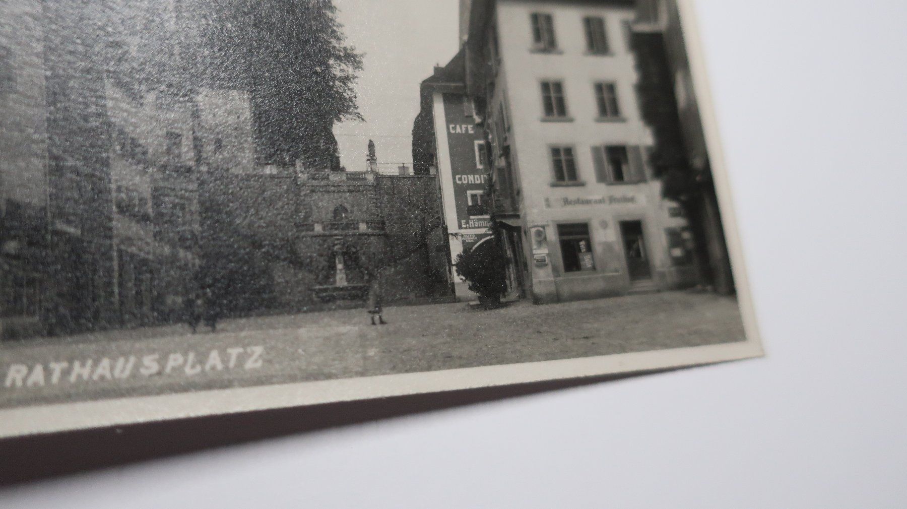 Ansichtskarten: Rapperswil Rathausplatz N°202 – Gebraucht aus Cormoret von Pascalll2001 2