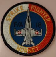 F/A-18 Hornet Abzeichen, Strike Fighter, Top Zustand!