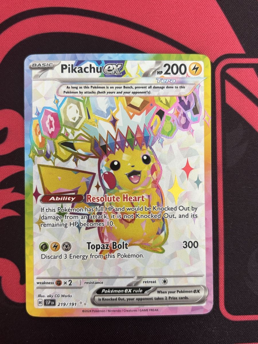 Pokémon Carte collezionabili: Pikachu ex 219 Pokémon EN  – Usato da Regensdorf venduto da HOLO_LEGENDS