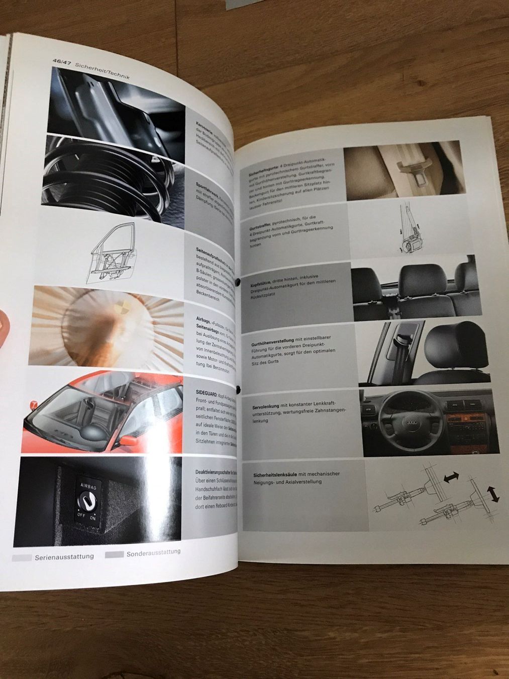 Audi Dokumente: Audi A3 Details Jg. 2000 58 Seiten – Gebraucht aus Freienstein von Golfbueb 9