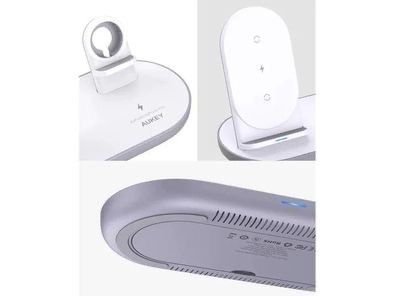 Aukey Caricabatterie: Aukey 3in1 Wireless Charging – Nuovo e nell'imballaggio originale da Dübendorf venduto da tra_82qc 1