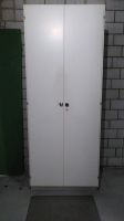 Kleiderschrank weiss doppeltuerig guter Zustand 200x120x55cm