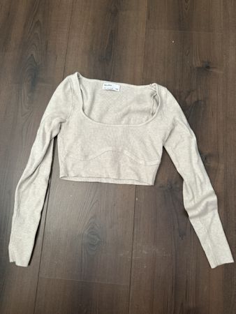 Damen Pullover Langarm Beige Grösse S guter Zustand