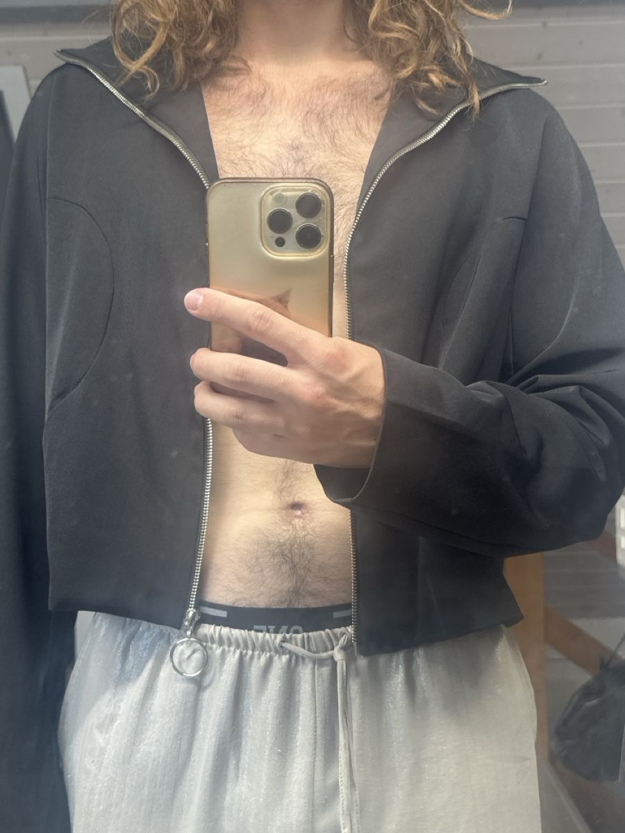 Vestes: Cropped Oversized Black Jacket – Neuf (Voir description) à St-Imier par Baptthegreat 4
