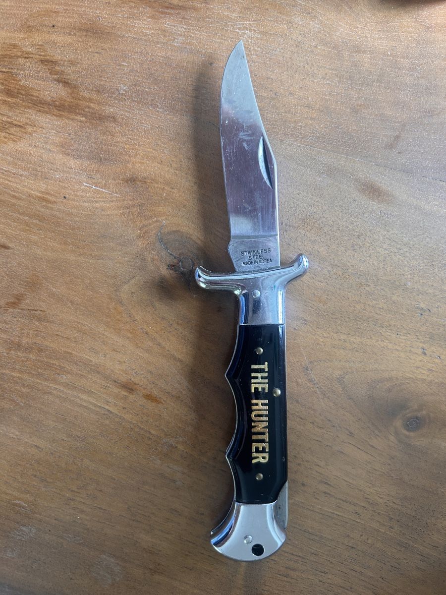 Taschenmesser: Taschenmesser "The Hunter" Edelstahl Klappmesser – Gebraucht aus Kehrsiten von fot_55m5 2