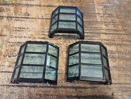 lego 30185c03 lot de 3 pièces Black Window 3 x 8 x 6 Bay
