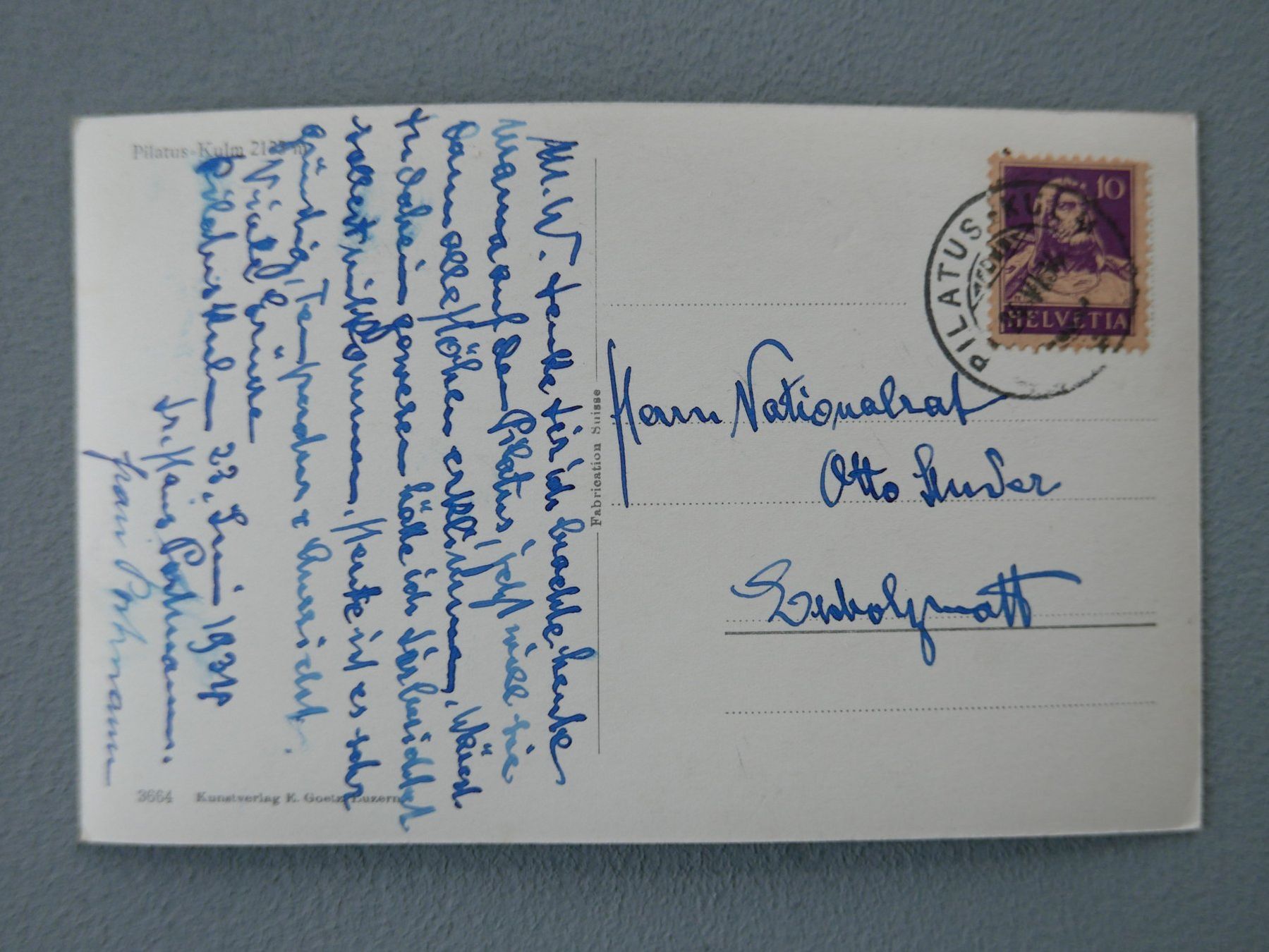 Cartes postales: ANTIKE ANSICHTSKARTEN BERGBAHNEN SCHWEIZ – D'occasion à Balgach par Zwischenraum 6