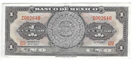 1 Peso 10.05.1967 / Mexique