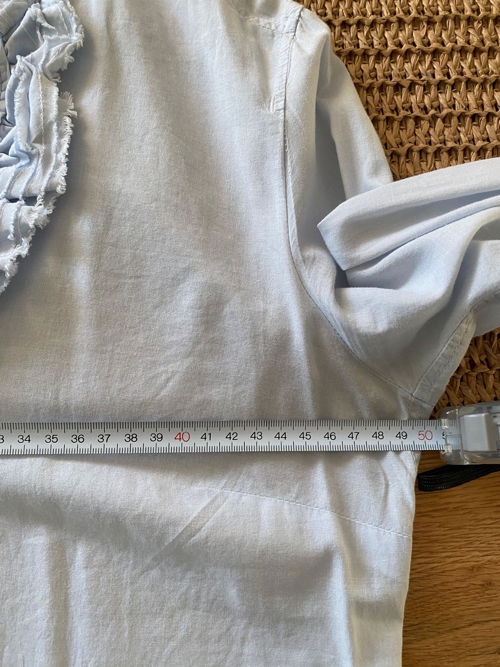 S.Oliver Blusen: Bluse, 38, h’Blau mit Spitze – Gebraucht aus Eiken von jessycat01 3