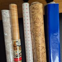 5 Rollen Selbstklebefolie Marmoro-,Holzoptik etc.Dekofolie