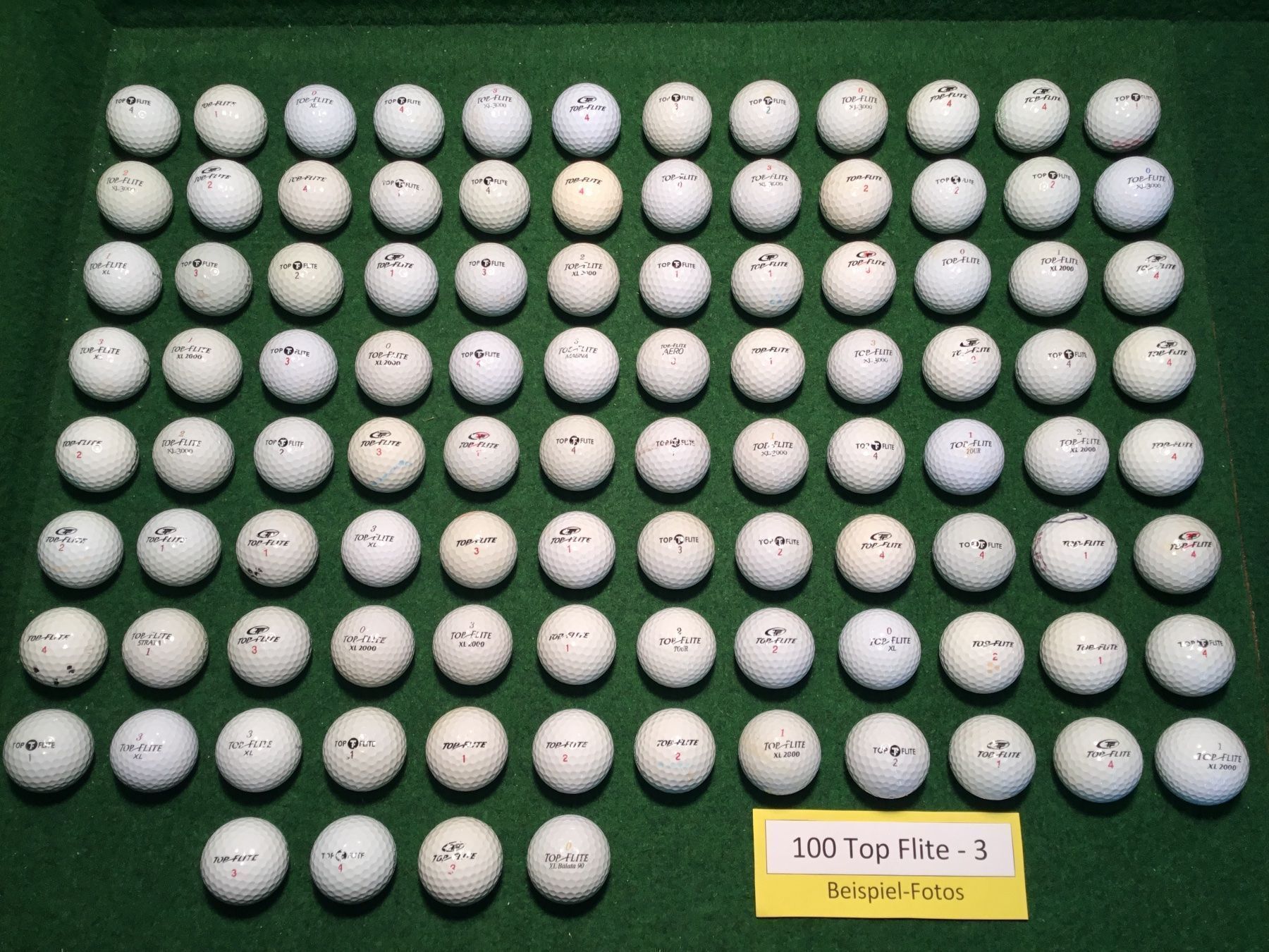 Palloni: 100 Golfbälle Top Flite (mittel) – Usato da Bergdietikon venduto da shimano4 5
