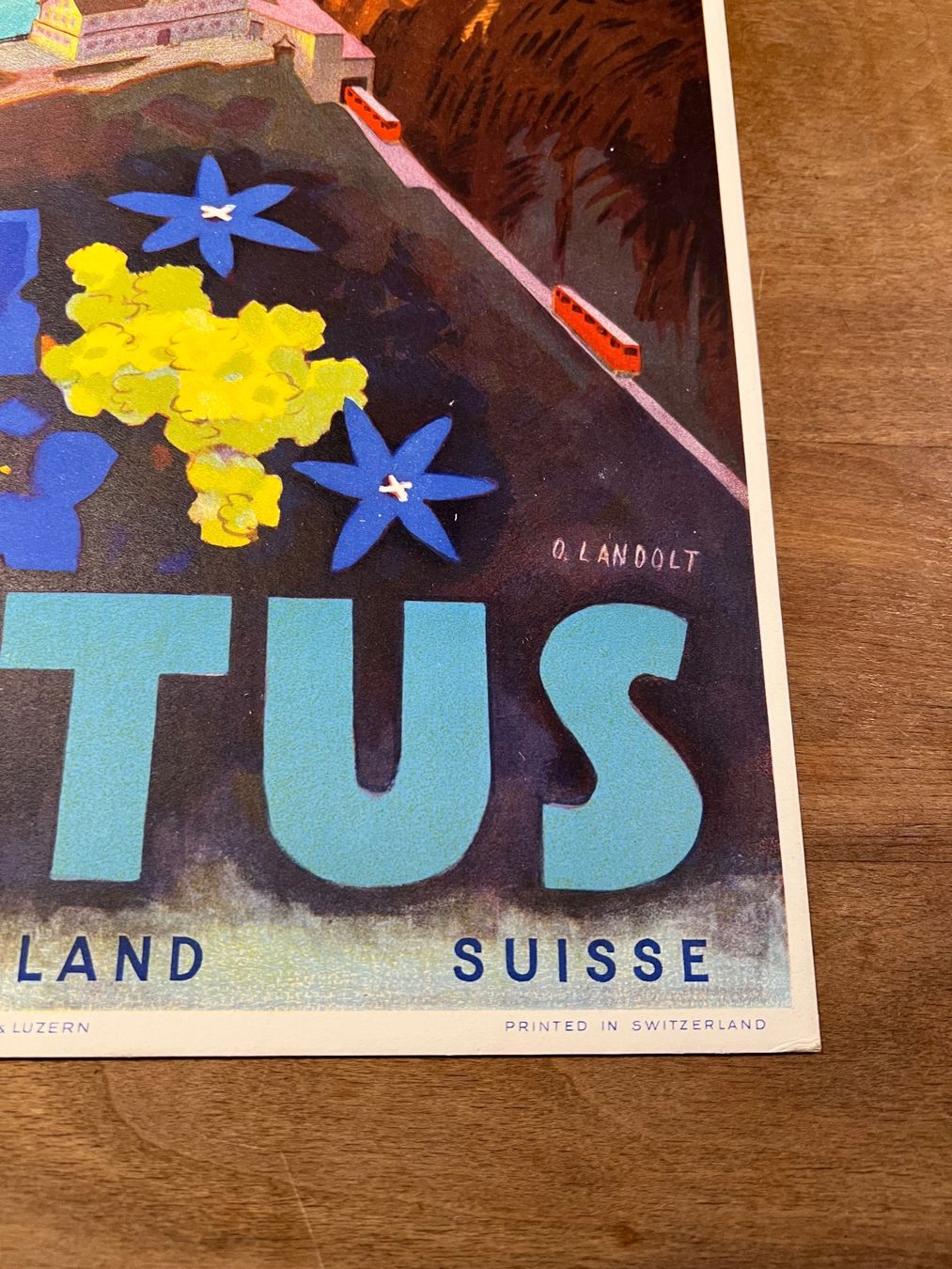 Foto & Immagini: Pilatus Plakat Werbeschild – Usato da Luzern venduto da mintcar 1