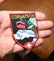 VINTAGE Badge CORVATSCH nos ST. GALLER STICKEREI