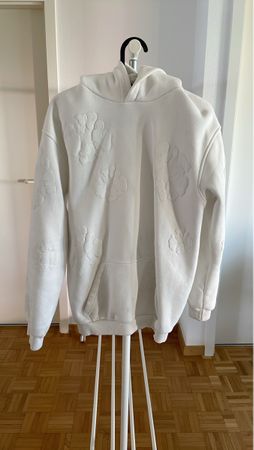 Sweatshirt blanc avec motif texturé taille 16 ans