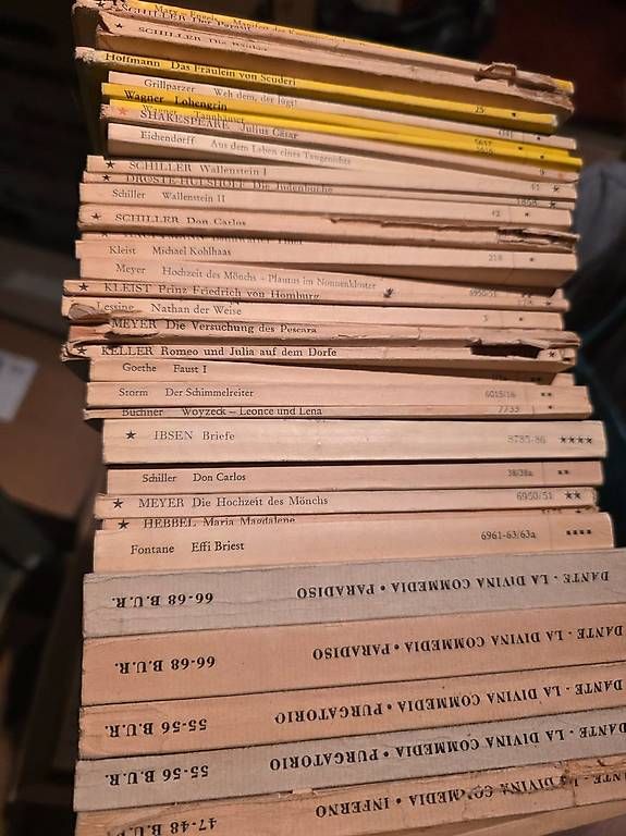 Livres: Goethe, Schiller, Meyer, Hebbel etc – D'occasion à Lugano par big_t6x6
