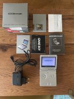 ⭐️ Nintendo Game Boy Advance SP Silber mit Orginalverpackung