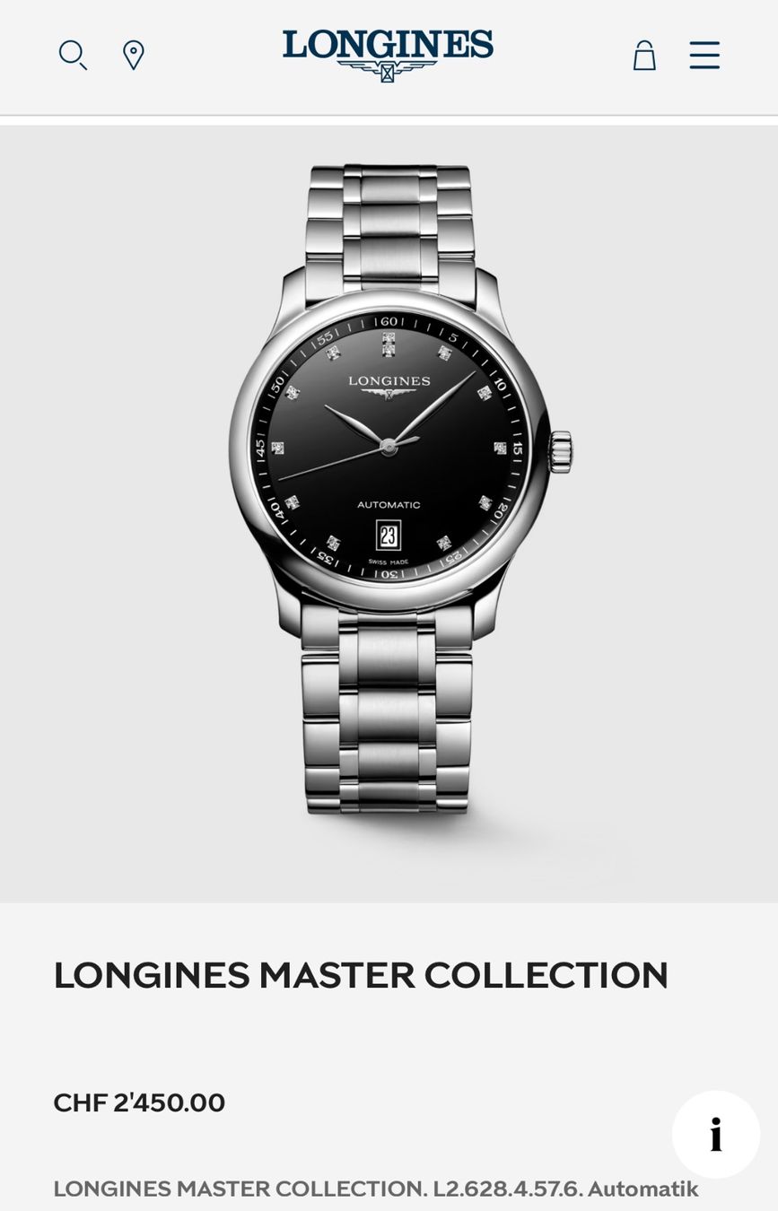 Longines Orologi: Longines Damenuhr Master Collection – Usato da Uetikon am See venduto da orchid77 6