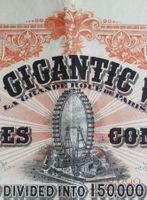 orig. PARIS GIGANTIC WHEEL AND VARIETIES COMPANY LIM.TD 1900
