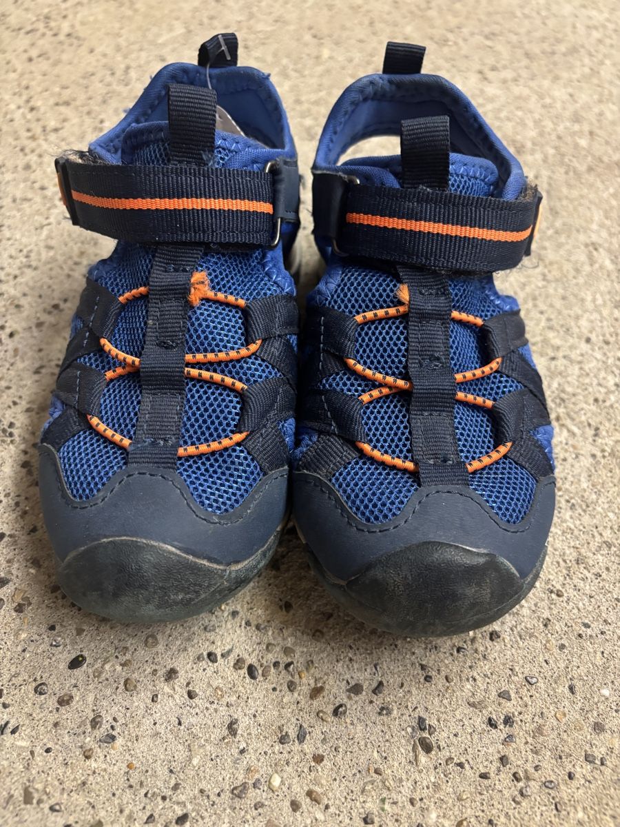Scarpe per ragazzi: Kindersandalen blau orange, Grösse 27 – Usato da Büren an der Aare venduto da Nikito2001 3