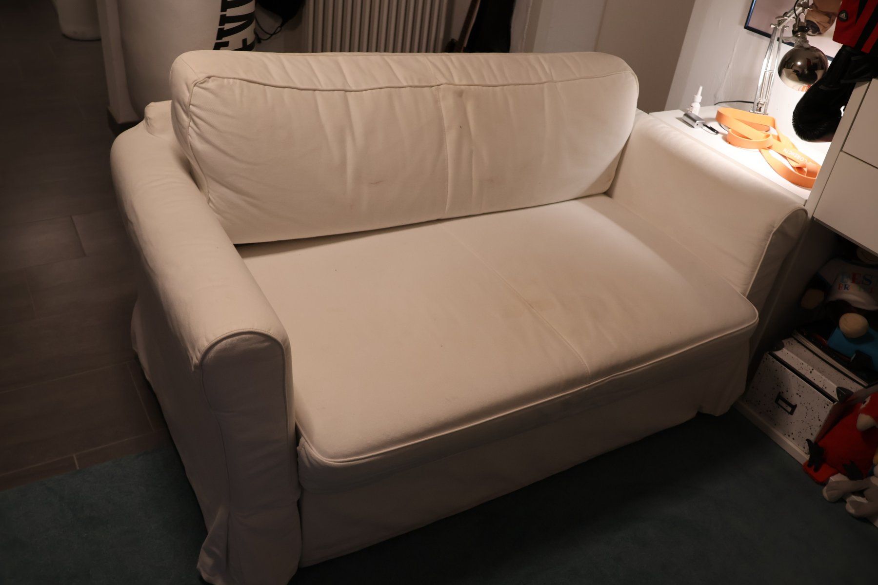 Divani: Couch Bettsofa Weiss – Usato da Therwil venduto da ant_gp5j 4