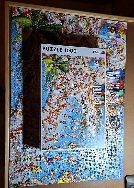 Puzzles: Puzzle piatnik plage complet 1000 pièces  – D'occasion à La Tine par chrystang 1