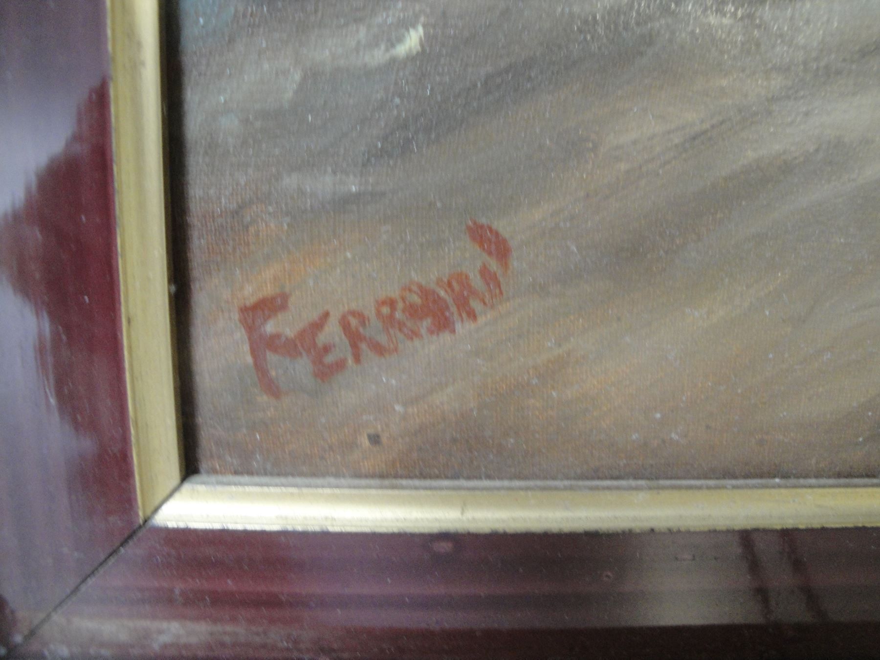Gemälde: Oelbild auf Leinwand m.Signatur – Gebraucht aus Trachslau von post35 1