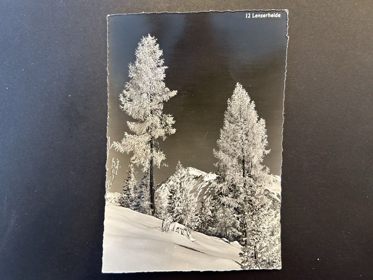 Ansichtskarten: Lenzerheide Partie Winter – Gebraucht aus Fanas von Alessio11