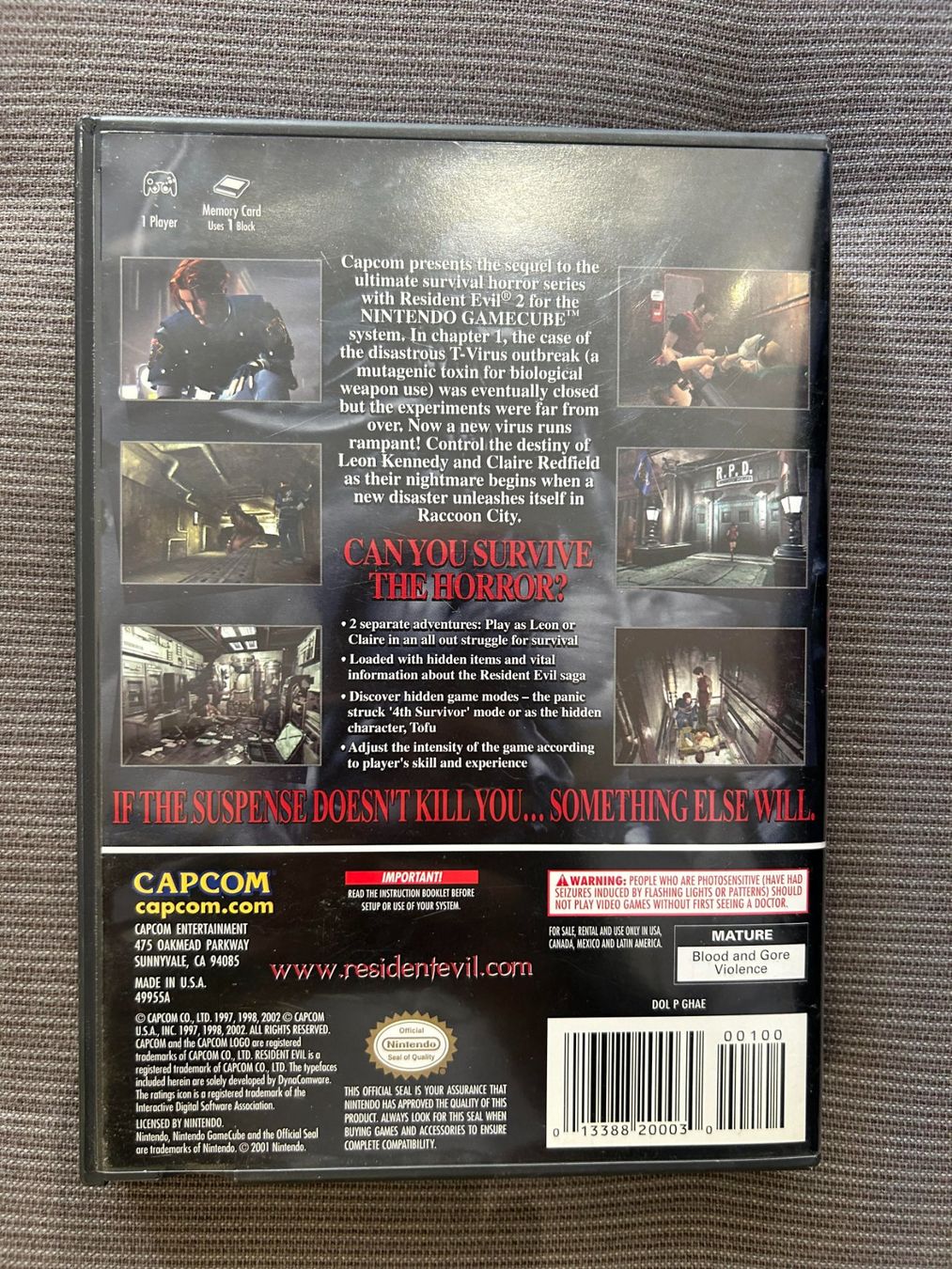 Nintendo Spiele: Resident Evil 2 GameCube US ^__^ – Gebraucht aus Giubiasco von  1
