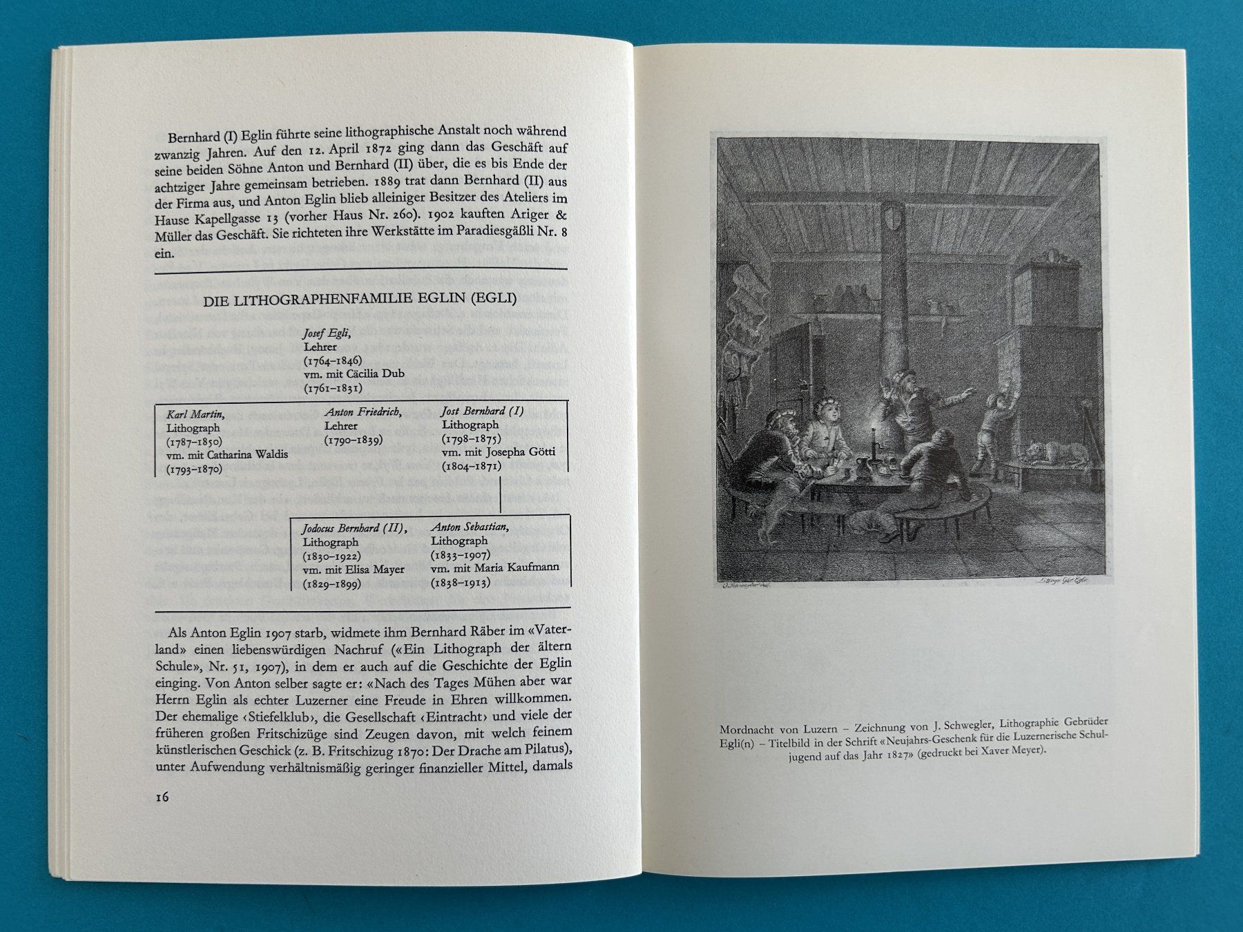 Libri: LUZERNER LITHOGRAPHEN des 19. JH. – Usato da Zürich venduto da Domus09 5