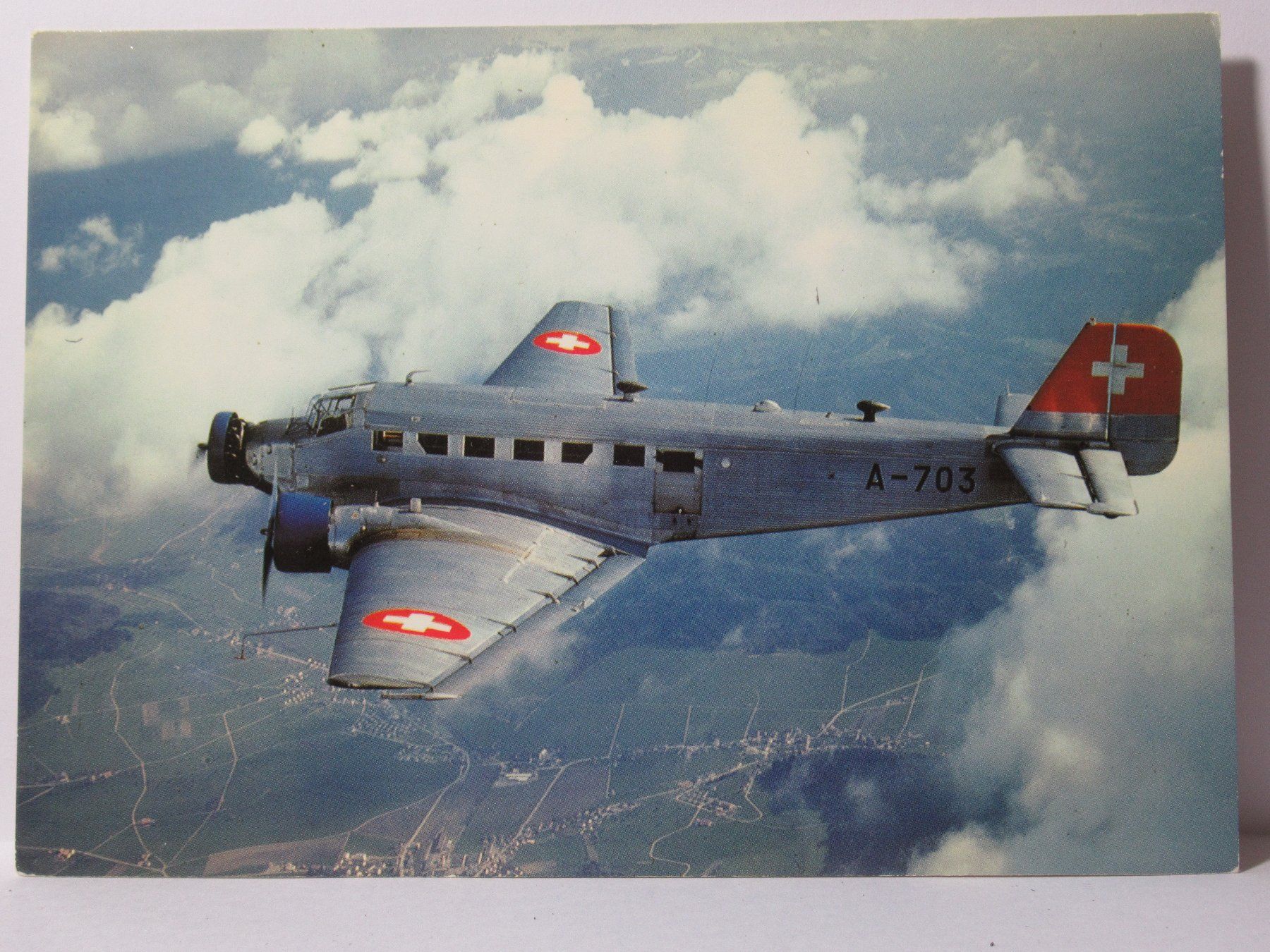 Cartoline postali: Flugzeug , JU - 52 – Nuovo (secondo la descrizione) da Grenchen venduto da Bluemchen1900