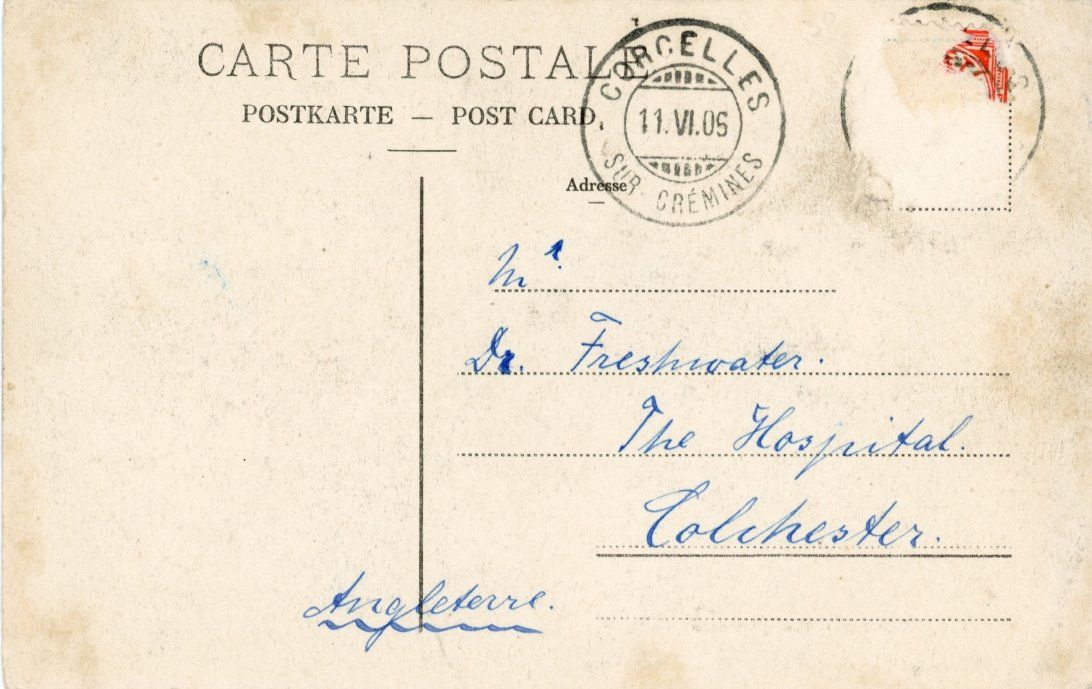 Cartoline postali: Moutier   JU   -    Vue générale        en 1905 – Usato da Brig venduto da Valcards54 1