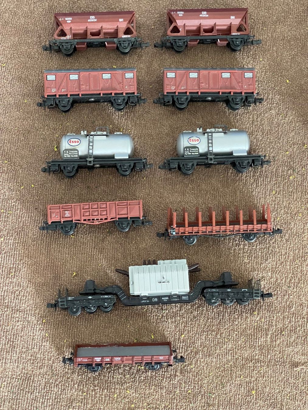 Modellini di ferrovie: 10 Güterwagen Spur N – Usato da Horn venduto da Cstaufer 1