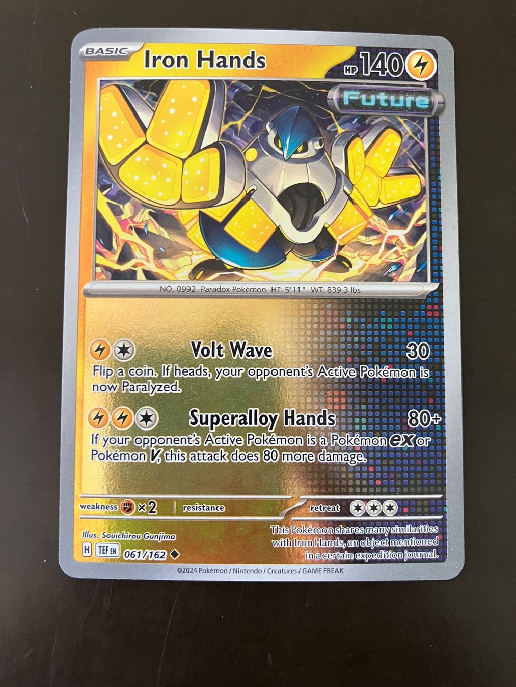 Pokémon Carte collezionabili: Pokémon Karte - Iron Hands – Usato da Gossau ZH venduto da EBHA