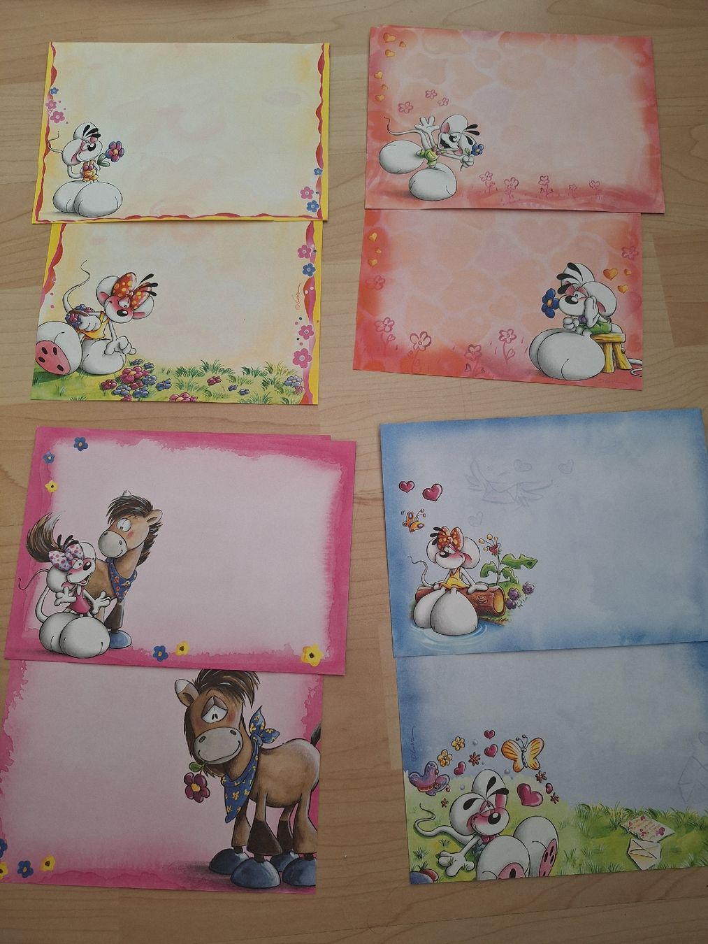 Papiere: Diddl Briefpapier Set  – Gebraucht aus Wanzwil von chlinih93