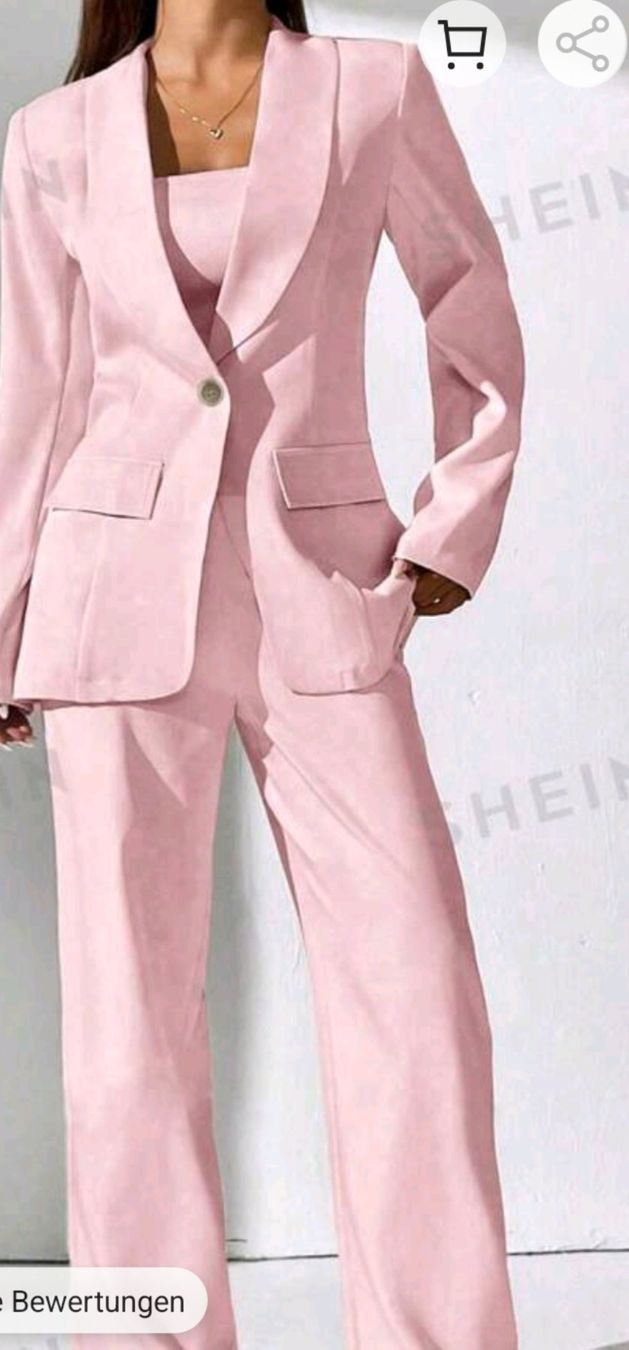 Shein Anzüge & Kostüme: Shein Hosenanzug Set Rosa – Neu und originalverpackt aus Basel von NyGrow 1