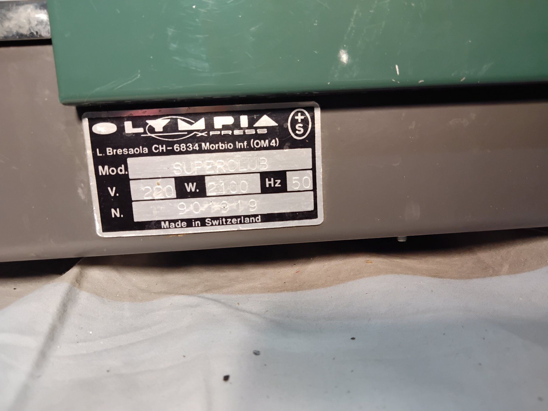 Olympia Express Kaffeemaschinen & Espressomaschinen: OLYMPIA EXPESS – Gebraucht aus Nuglar von lampa-radio 1