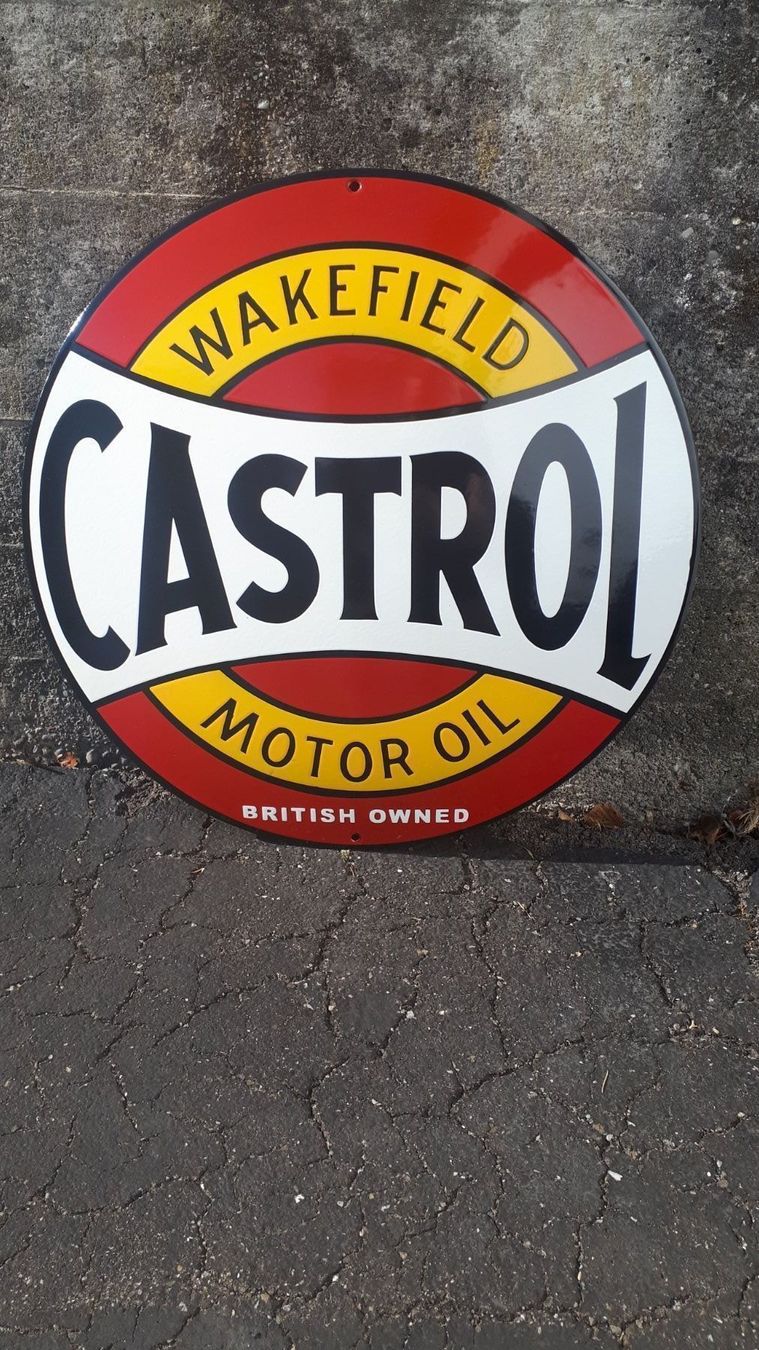 Ecriteaux: Emailschild Castrol – D'occasion à Zürich par timbuktu03