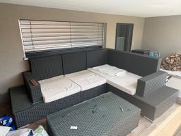 Viplounge.ch Gartenlounge geflecht dunkel