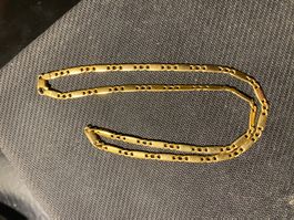 Chainette / Halskette / Gold Or 18k 750 / 23gr. / 46 cm