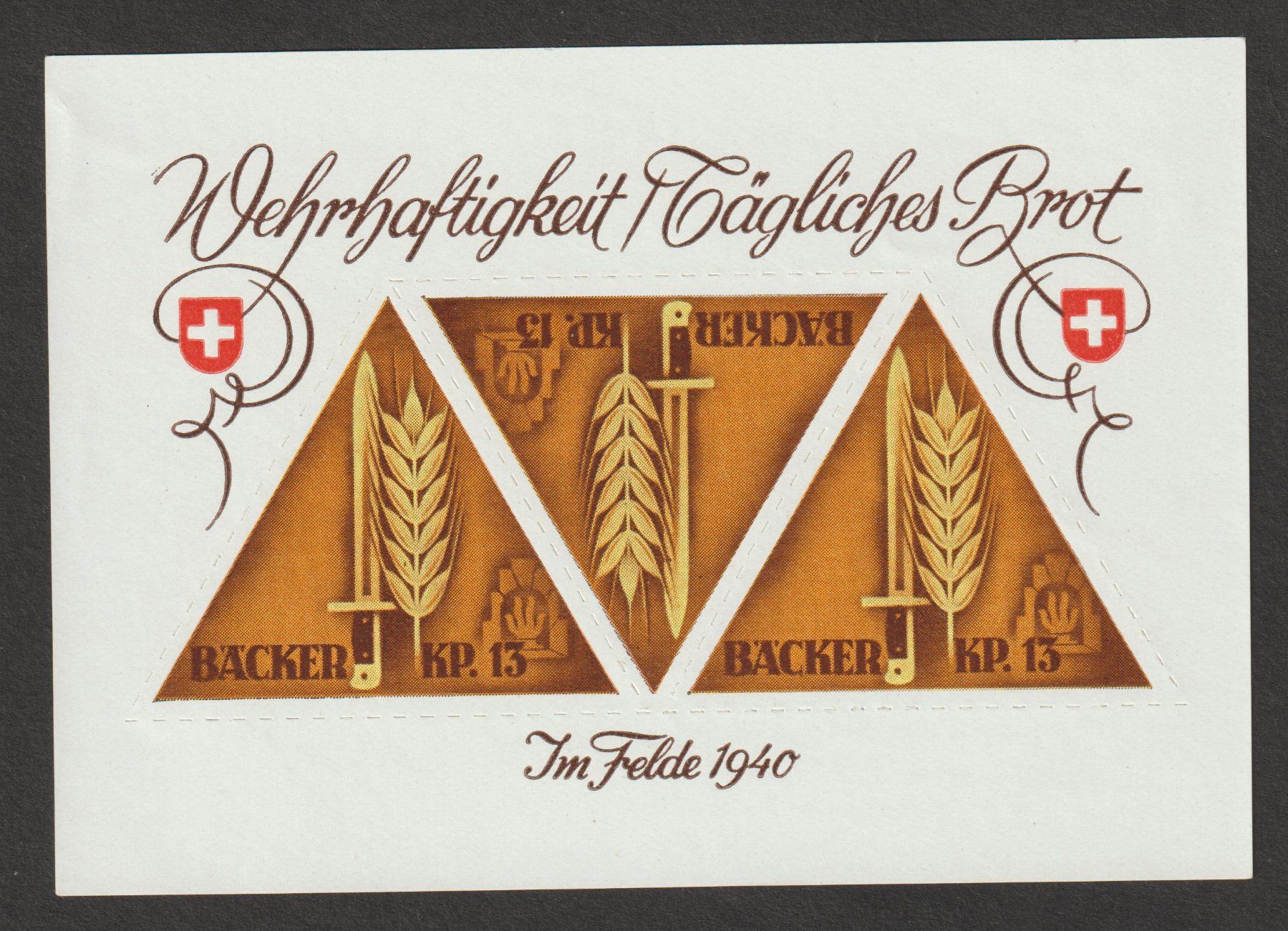 Alle Briefmarken: Bäcker Nr. 17a/5 * – Gebraucht aus Siebnen von Fstaehli