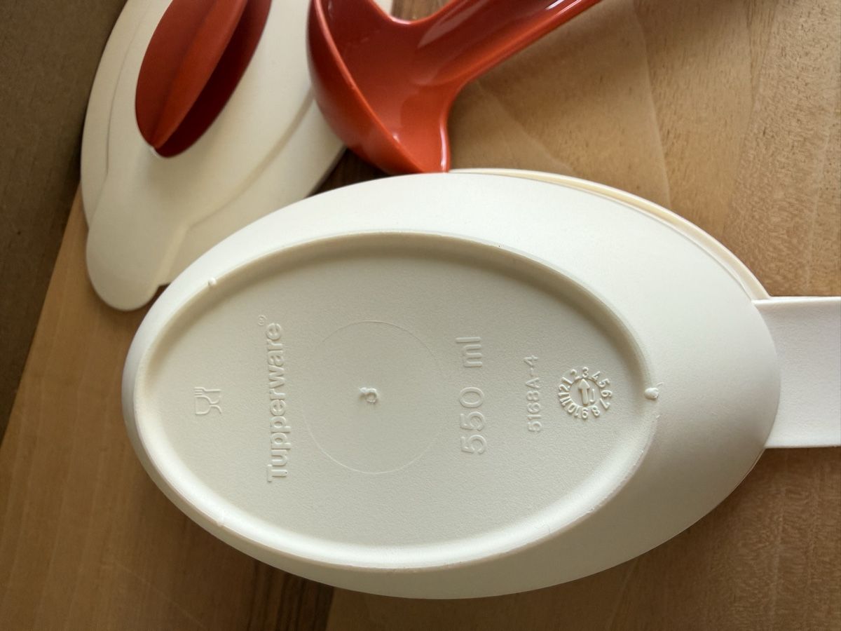 Tupperware Contenitori & Simili: Tupperware Sauciere Top-Service Schüssel mit Deckel + Löffel – Nuovo e nell'imballaggio originale da Mettmenstetten venduto da _4_YOU_ 5