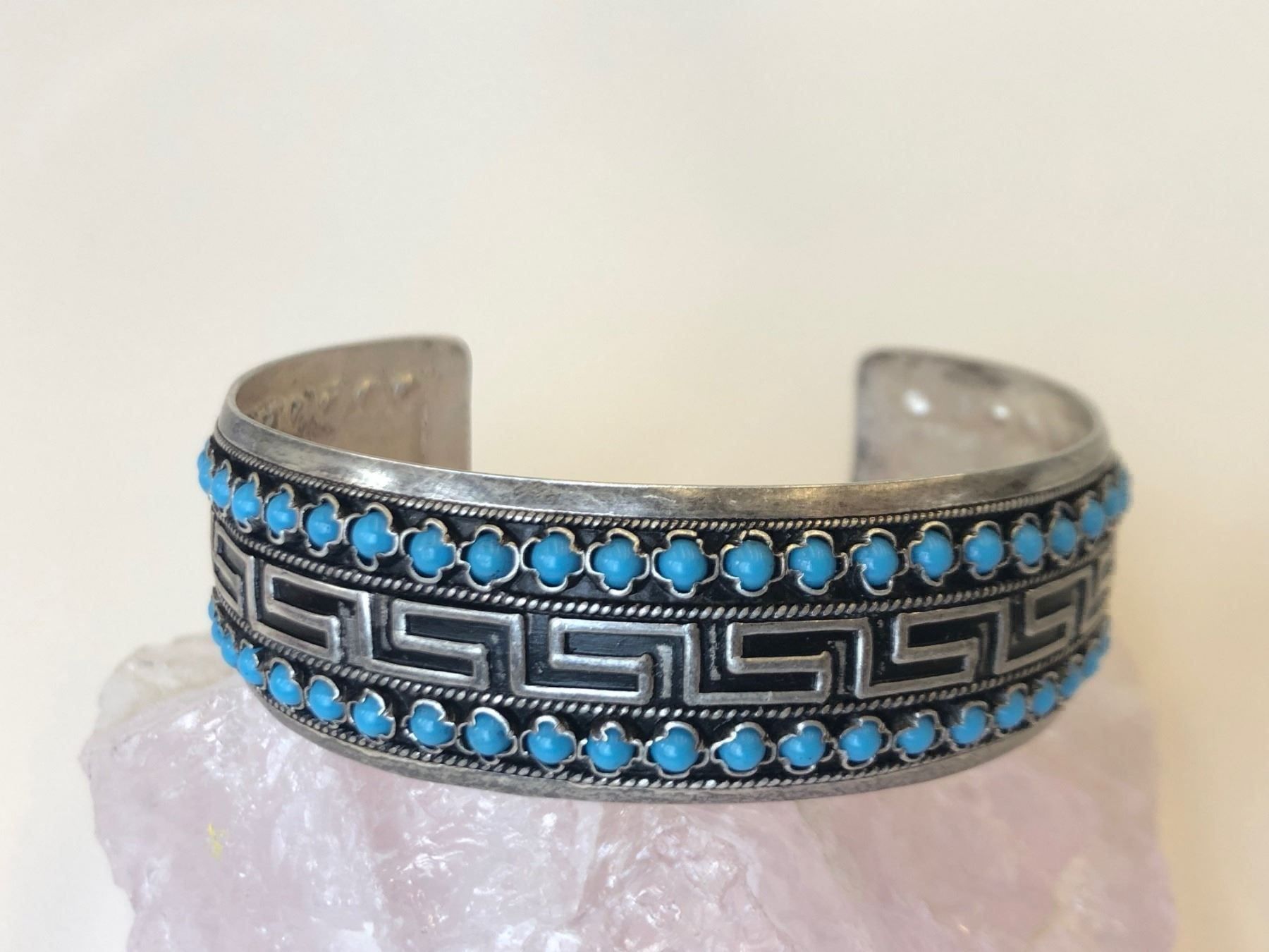 Armbänder & -reifen: Armreif Silber + Edelstein Türkis – Gebraucht aus Bettwiesen von wicking27