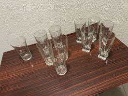 Lot de 11 verres Cynar vintage - Parfait pour l'apéro!