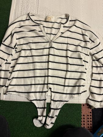 Gestreiftes Langarmshirt Gr. L