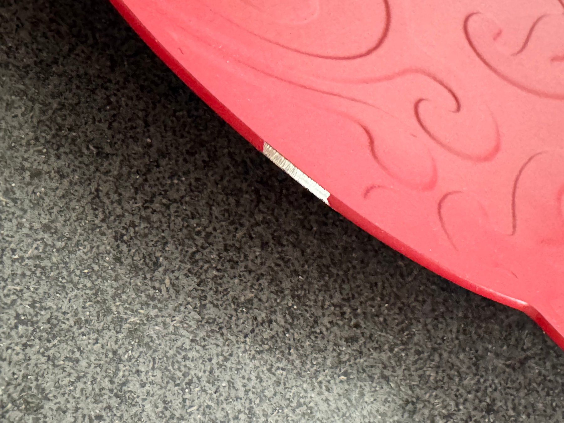 Alessi Servierplatten: Alessi "Dressed Red Tablett" Marcel Wanders 2011 – Gebraucht aus Fribourg von tschjoly 6