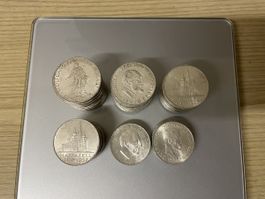 Sammlung Silber Münzen